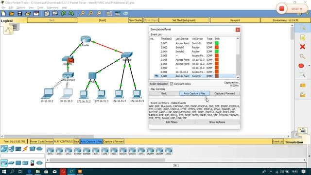 Packet Tracer Identify MAC and IP Addresses #ProdiTIUMB смотреть онлайн