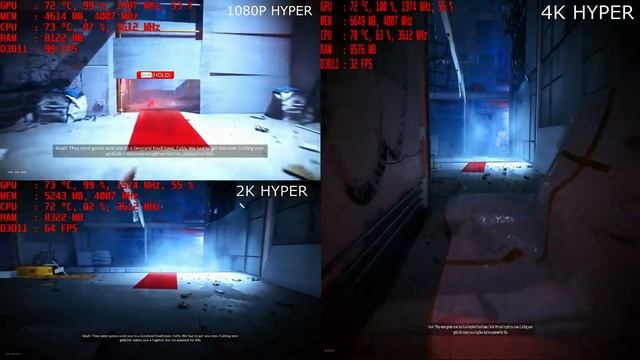 Mirror's Edge Catalyst Gtx 1070 HYPER SETTING смотреть онлайн