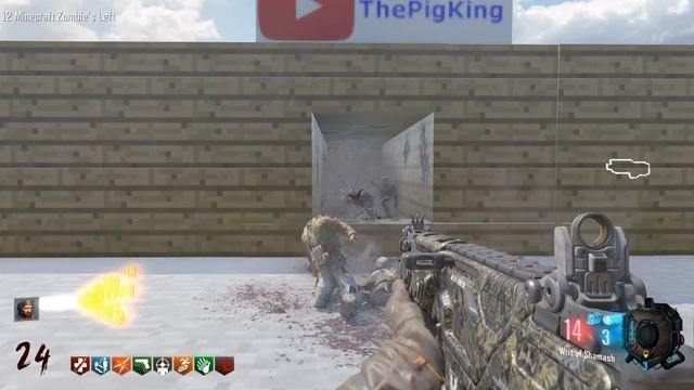 Black Ops 3 Zombies (Minecraft One Window Challenge 2/2) смотреть онлайн