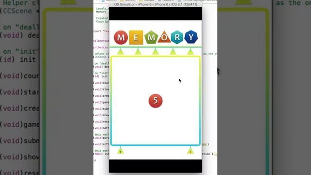 Memory iOS Game Universal Template Codecanyon iPhone iPad смотреть онлайн