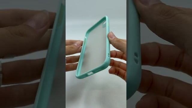 Чехол бампер Frosted для iPhone XR (голубой) смотреть онлайн