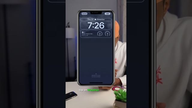 Add the weather as your iPhone lock screen смотреть онлайн