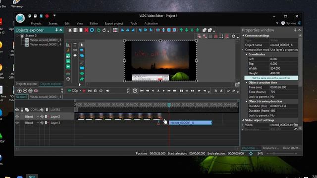 Cut Scene With VSDC Free Video Editor