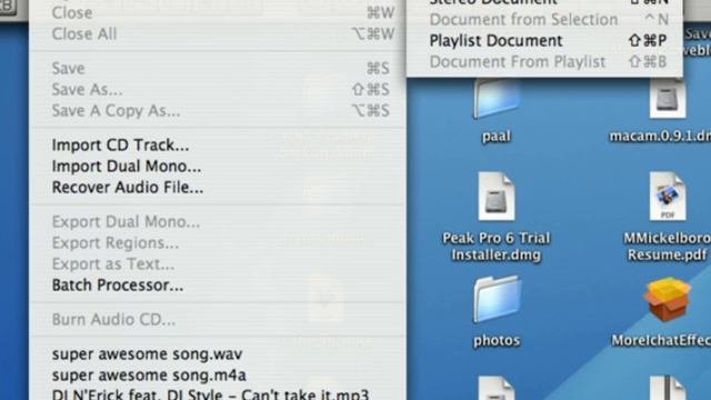 Using Peak Pro Sound Editing Software : Creating Peak Pro Project смотреть онлайн