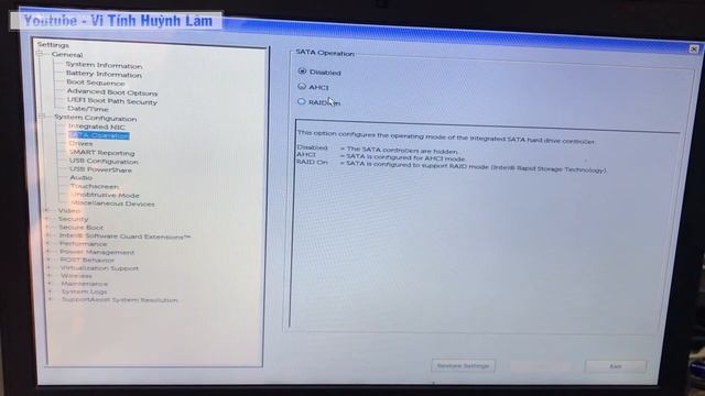 Hướng dẫn sữa lỗi Hard Drive – Not installed cho laptop dell | Vi Tính Huỳnh Lâm смотреть онлайн