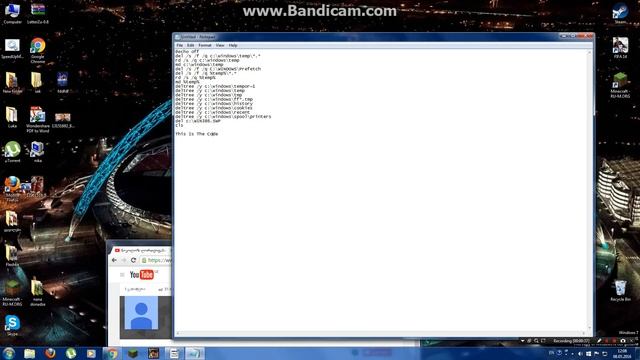 Speed up Your PC With Batch File (( on windows 7,8 )) смотреть онлайн