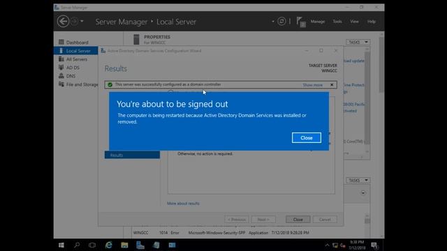 Installing Active Directory Windows Server 2016 смотреть онлайн