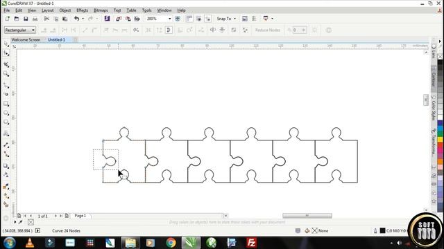 Puzzle Board  Designing | CorelDraw Tutorial | Very Simply | Learn Technics |  |