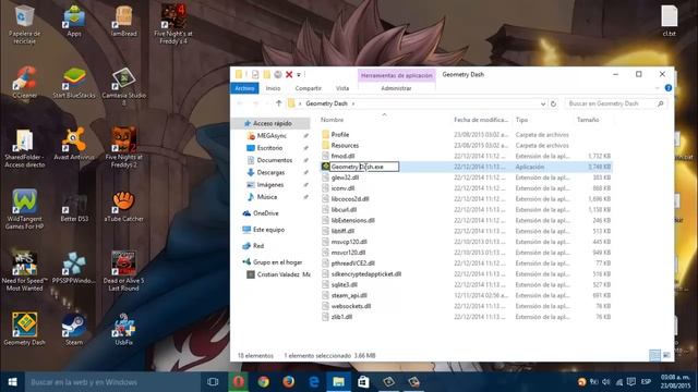 Solucionar el como abrir Geometry Dash para Windows 8| 8.1 | 10 смотреть онлайн