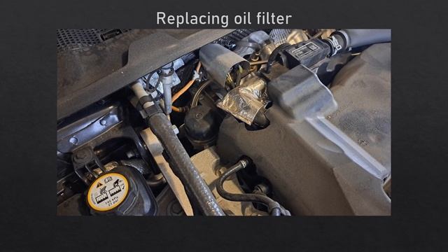 Changing oil and oil filter replacement in Jaguar E-Pace смотреть онлайн