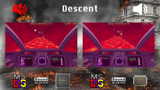 [OVM] Descent (EMU10K2, OPL vs CT5880, OPL) смотреть онлайн