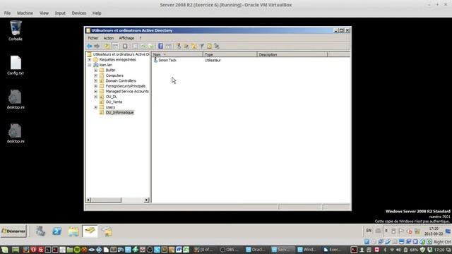 Utilisateurs - Windows 2008 R2 - Active Directory - 07 смотреть онлайн