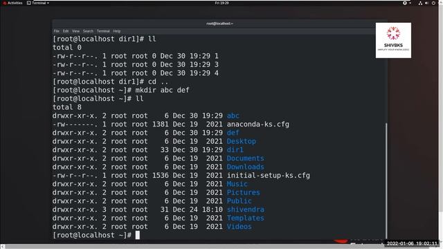 How we use RM and RMDIR command in RHEL 8 step by step смотреть онлайн