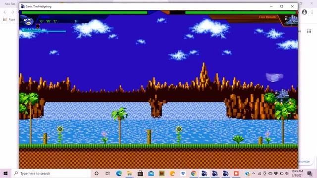 Sanic Gaem from GameJolt.com - Green Hill Zone 1 and 2 gameplay смотреть онлайн