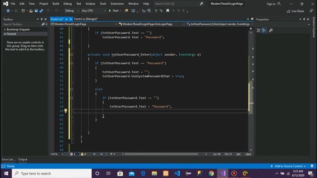 Modern UI Login Form C# P1/ WinForm Icon Validation || Placeholder TextBox ||How Create Login For смотреть онлайн