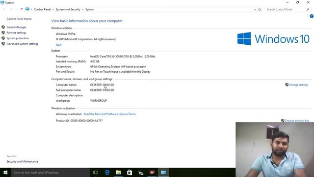 how to check pc/Laptop properties windows 10 ll Window 10 - How to Check RAM/ Memory - system space смотреть онлайн