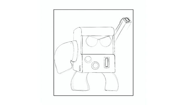 Brawl Stars 8-bit coloring page for Kids смотреть онлайн