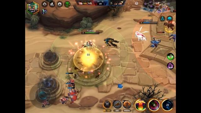 Iron League - Gareth MVP - iOS Mobile MOBA Game смотреть онлайн