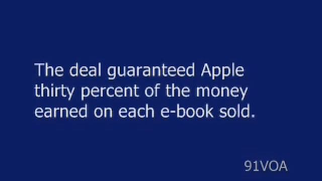 [91VOA]US Brings Case Against Apple and Five Book Publishers Over Electronic Books смотреть онлайн