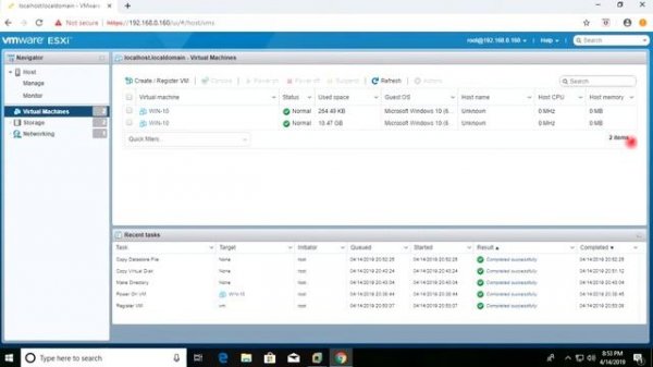 How to Clone Virtual Machine on VMware vSphere Hypervisor ESXi 6.7