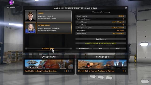 How to Download ATS Profile with Everything Unlocked and Money - American Truck Simulator смотреть онлайн