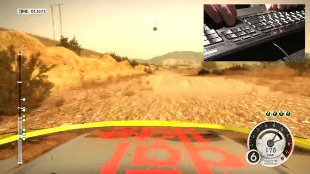 DiRT 2 Driving By Keyboard. смотреть онлайн