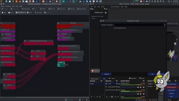VOICEMEETER FOR LINUX? | setting up virtual audio cables with pipewire and qpwgraph in manjaro | LC