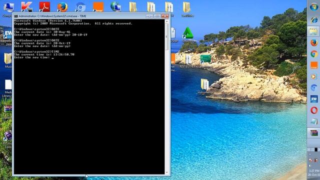 HOW TO CHANGE DATE AND TIME USING CMD смотреть онлайн