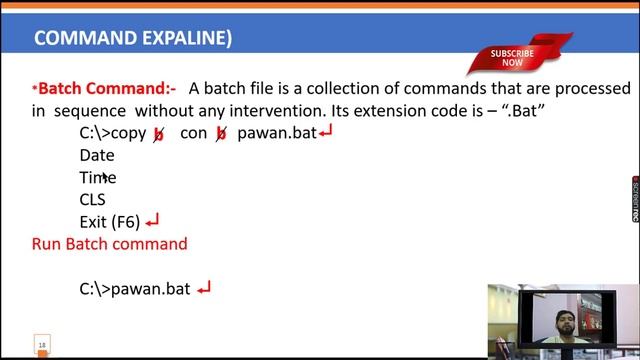 How to uses of Append Command, FC Command, Pause Command, Batch Command & Call Command II MS DOS II смотреть онлайн