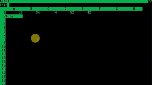 VisiCalc Emulator Online in Web Browser смотреть онлайн