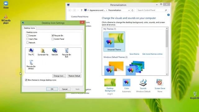 How to get this pc icon to desktop in windows 8.1 смотреть онлайн