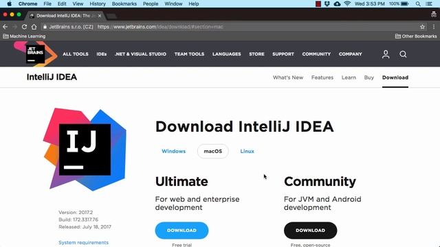 3. Downloading IntelliJ IDEA(Mac OS SETUP) смотреть онлайн