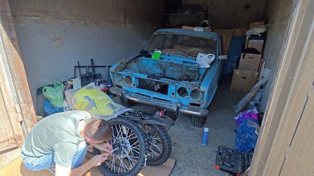 Мопед Colt Scrambler сборка, часть первая.#coltscrambler#мопед