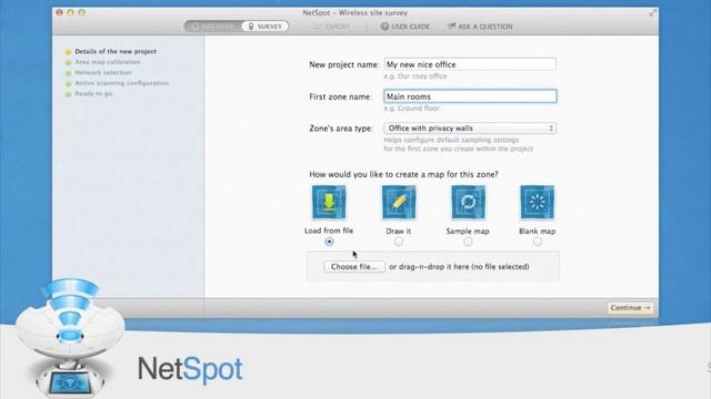 NetSpot Wifi Survey