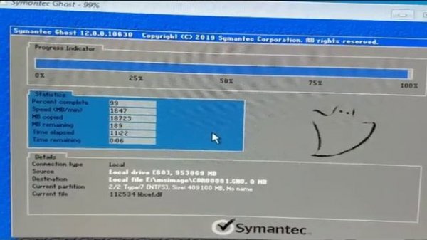 Symantec (Norton) Ghost - Image Creation & Restoration