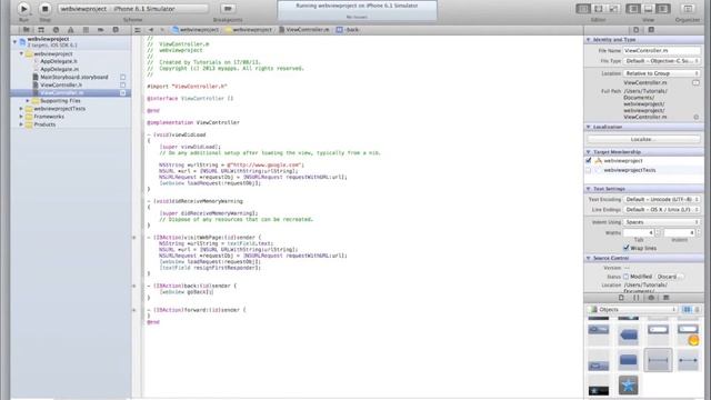 Programming iOS Apps part 6.3 navigation buttons смотреть онлайн