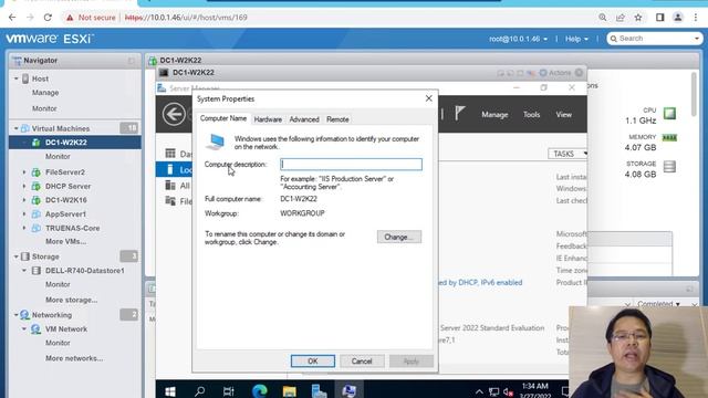 Windows Server 2022 Additional Domain/Seize FSMO to Master Domain Controller (แบบเจาะลึกเข้าใจง่าย) смотреть онлайн
