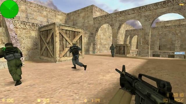 CS 1.6 Русский мясник. мое первое видео))) смотреть онлайн