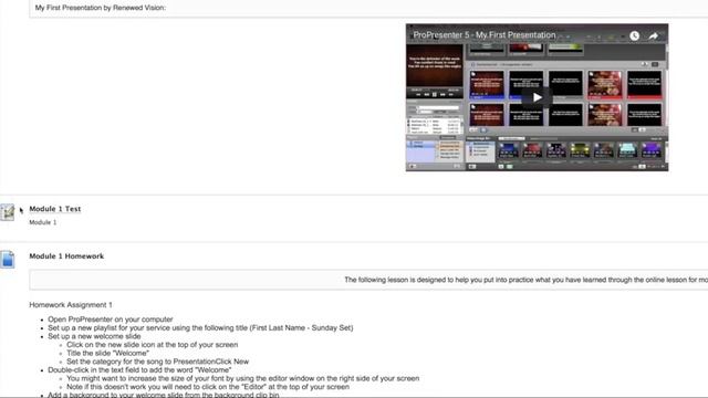 ProPresenter Class Intro смотреть онлайн
