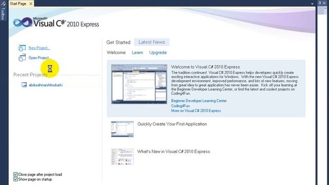 install visual studio 2010 express c# .. смотреть онлайн