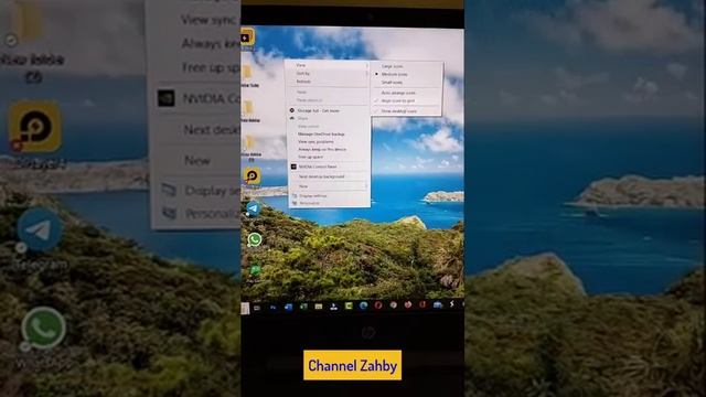 Cara Menyembunyikan Icon atau Shortcut di Desktop Windows 10 By Channel Zahby смотреть онлайн