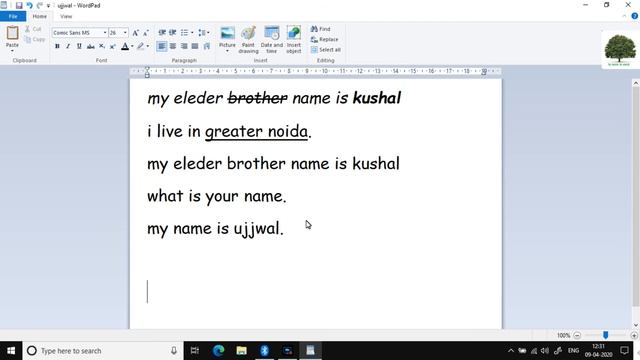 Wordpad Tutorials Part - 2 (Windows 10) in HINDI смотреть онлайн