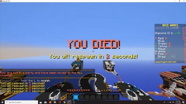 Getting the dub Bedwars Hypixel смотреть онлайн