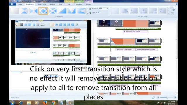 How to use Transitions in Movie Maker смотреть онлайн