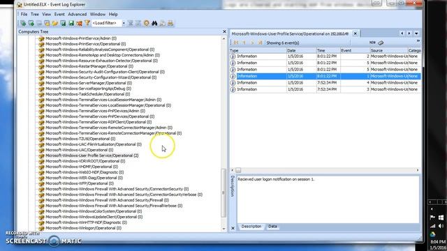 EventLogs cleared & then Fresh RDP from Win7 to Win2008 start@4:07min into video смотреть онлайн