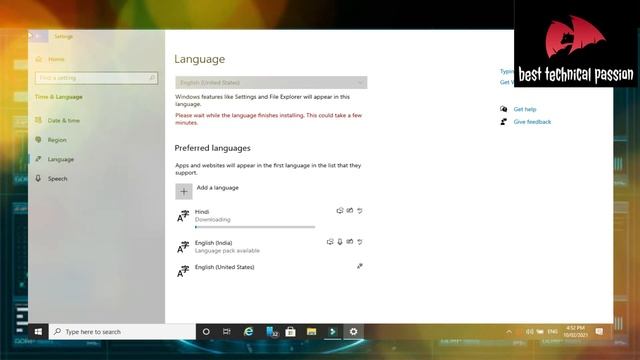 || How to change language in windows 10 || विंडोज़ 10 में भाषा कैसे बदलें смотреть онлайн