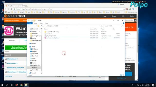 Proses Instalasi WAMP di Windows 10 Pro (set up and running) смотреть онлайн