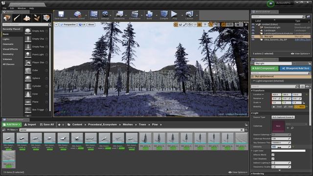 Unreal Engine 4 Winter Land Built in Linux смотреть онлайн