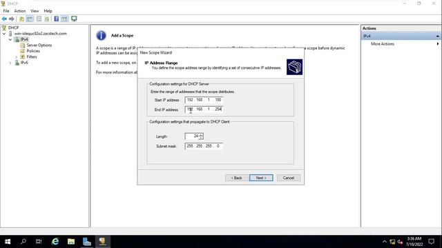 How to Install and Configure DHCP Server in Windows Server 2019 смотреть онлайн