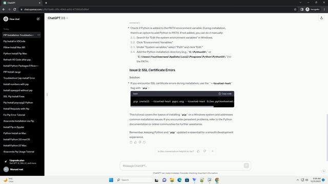 pip not installed on windows смотреть онлайн